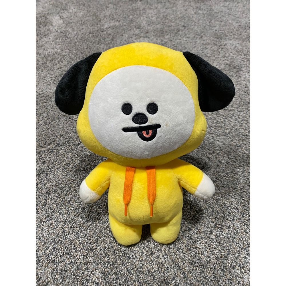 BT21 Chimmy Plush Toy Unisex OS Yellow Good BTS Line Friends Character Plushie
